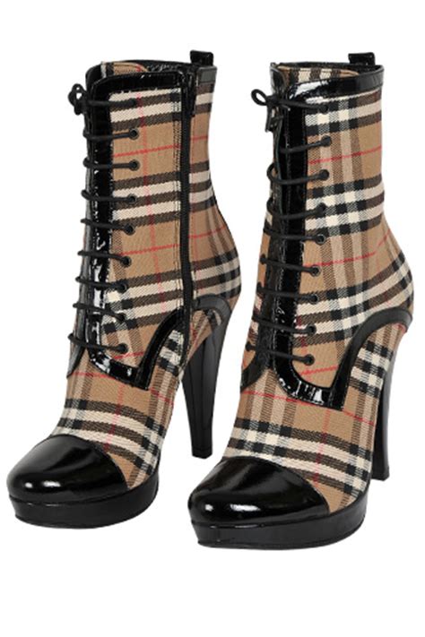 burberry gold heels|burberry heels boots.